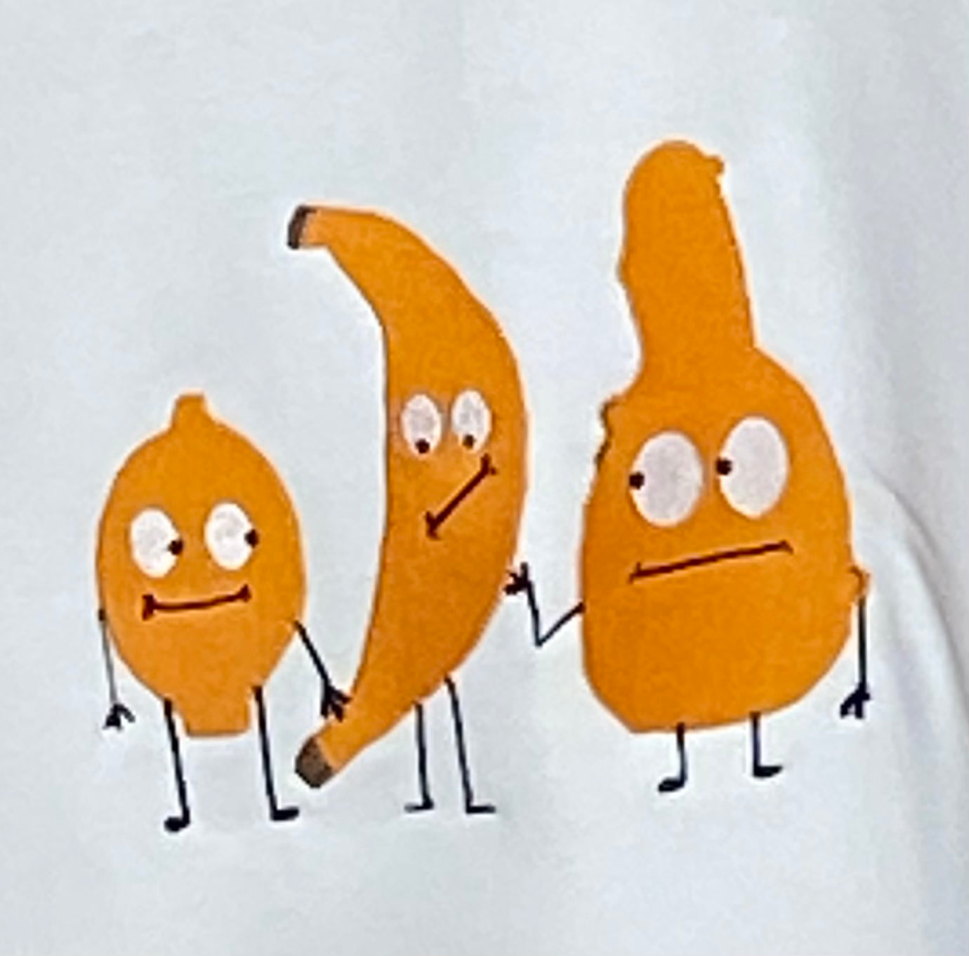 WRONG COLOR FRUITS & VEGGIES (ORANGE)- CREWNECK SWEATSHIRT